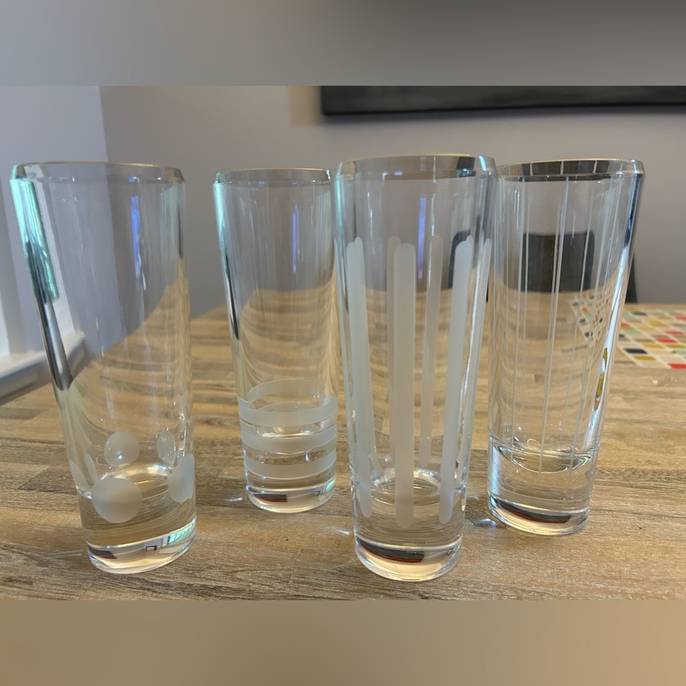 Vera Wang Wedgewood bar glasses